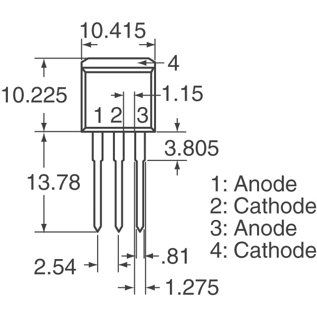 Schottky Diode Array Vishay Semiconductor Diodes Division Schottky